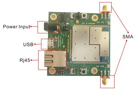 Module de PCB sans fil NLOS à large bande pour la transmission de données vidéo avec API/AT et logiciel de gestion de réseau 0