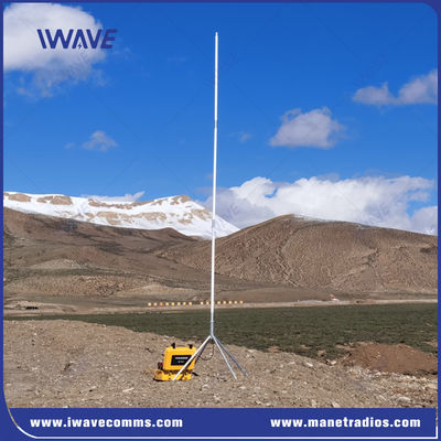 Communication radio sans fil d'urgence multi hop pour les missions critiques