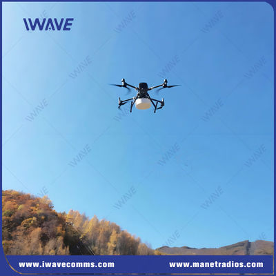 Station de base de radio MANET Tactique Adhoc Airborne Fréquence 350-390Mhz