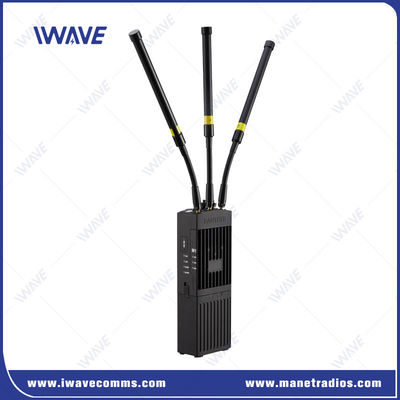 Radio sans fil 2x2 MIMO portable mobile réseau ad-hoc avec faible latence de 15-20 ms par saut